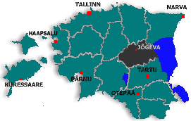 Karte von Jõgevamaa