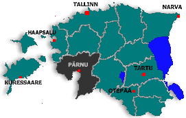 Karte von Pärnu