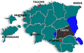 Karte von Tartumaa