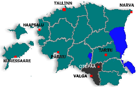Karte von Valgamaa